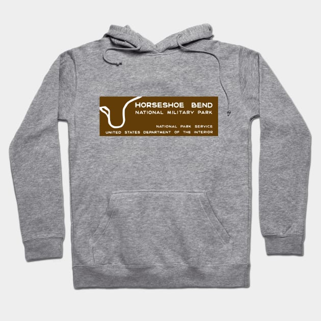 Horseshoe Bend National Military Park sign Hoodie by nylebuss